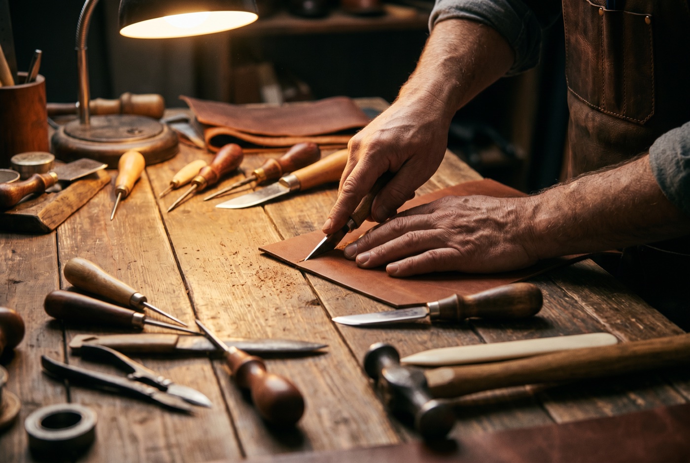 Leather workshop